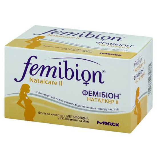 Фемибион Наталкер II комби-упаковка таблетки №30 + капсулы №30